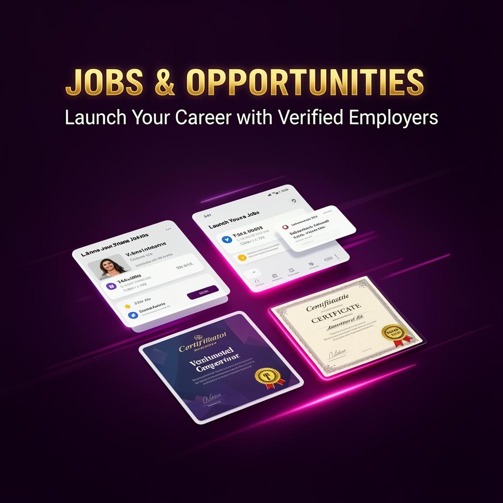 Jobs & Opportunities — Launch Your Career with Verified Employers