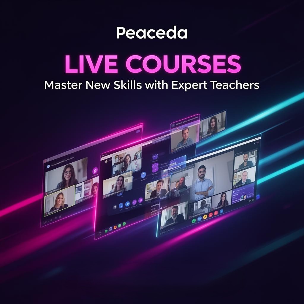 Live Courses — Master New Skills with Expert Teachers
